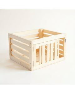 Ridge Dale Empty Furniture-Style Pet Crate - Ivory (synthetic illustration; no displayed measurements)