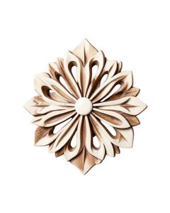 Decorative Carved Floral Wall Décor