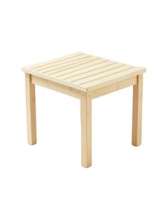 Pine Branch Compact Balcony Table - Cream (synthetic illustration; no displayed measurements)