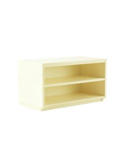 Alder Bluff Low Bookcase - Ivory (synthetic illustration; no displayed measurements)