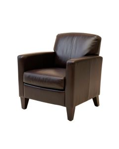 Upholstered Arm Chair In Dark