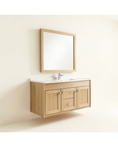 Tribecca 30 '' Wall-Mounted Single Bathroom Vanity Set (synthetic illustration; no displayed measurements)