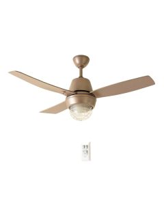 34 '' Fennec 4 - Blade Caged Ceiling Fan With Wall Control And Light Kit Included