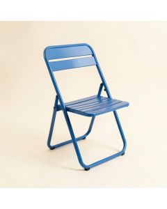 Alder Canyon Folding Outdoor Chair - Blue (synthetic illustration; no displayed measurements)
