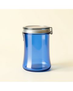 Spruce Branch Storage Canister With Lid - Blue (synthetic illustration; no displayed measurements)