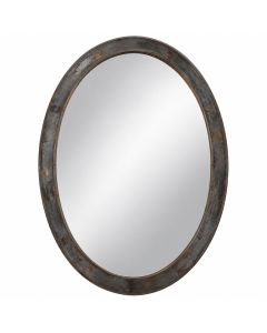Seay Industrial Beveled Distressed Accent Mirror