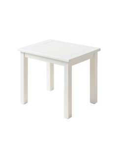 Hazel Branch Compact Balcony Table - White (synthetic illustration; no displayed measurements)