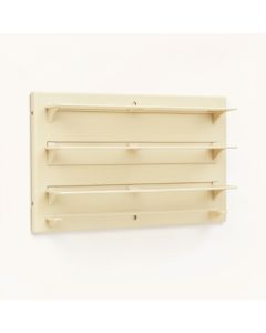 Oak Dell Empty Wall-Mounted Tool Organizer Panel - Cream (synthetic illustration; no displayed measurements)
