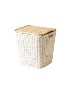 Laurel Branch Laundry Hamper - White