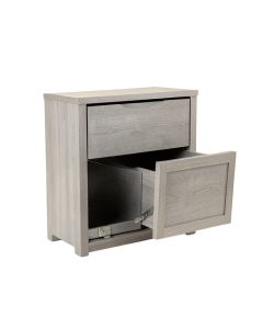 Briar Bend Freestanding Pull-Out Hamper Cabinet - Gray (synthetic illustration; no displayed measurements)