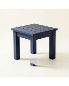 Ash Canyon Compact Balcony Table - Navy (synthetic illustration; no displayed measurements)