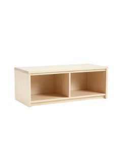 Sage Arc Shoe Storage Bench - Ivory (synthetic illustration; no displayed measurements)