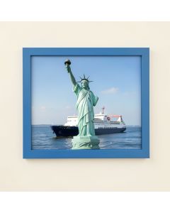 Panoramic Statue Viewed Through A Ferry (synthetic illustration; no displayed measurements)