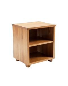 Abigail Solid Wood End Table With Storage (synthetic illustration; no displayed measurements)