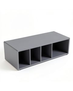 Glen Brook Shoe Storage Bench - Gray (synthetic illustration; no displayed measurements)