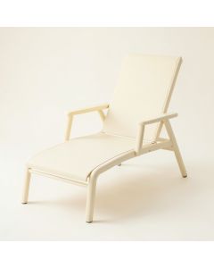 Birch Brook Outdoor Lounge Chair - Cream (synthetic illustration; no displayed measurements)