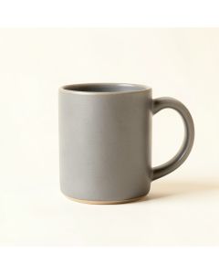 Vale Arc Ceramic Mug - Gray (synthetic illustration; no displayed measurements)