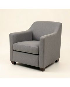 Peard Upholstered Parsons Chair In Gray (synthetic illustration; no displayed measurements)