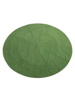 Willow Bluff Round Area Rug - Green (synthetic illustration; no displayed measurements)