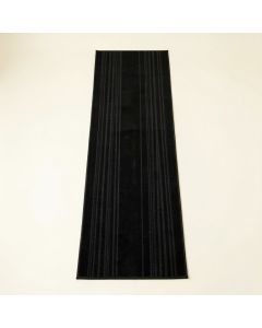 Spruce Bridge Narrow Runner Rug - Black (synthetic illustration; no displayed measurements)