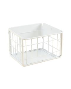 Heath Canyon Empty Furniture-Style Pet Crate - White