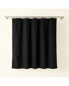 Field Arc Shower Curtain Hanging Flat From A Plain Rod (synthetic illustration; no displayed measurements)