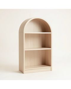 Cove Canyon Freestanding Bookcase - Beige (synthetic illustration; no displayed measurements)