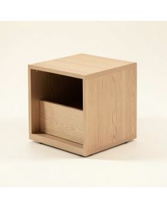 Kuutio End Table With Storage (synthetic illustration; no displayed measurements)