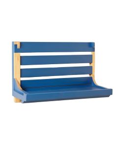 Hill Bend Wall-Mounted Entryway Organizer Shelf - Blue (synthetic illustration; no displayed measurements)