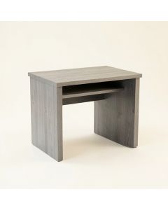 Dune Arc Small Writing Desk - Gray (synthetic illustration; no displayed measurements)