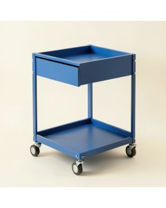 Lake Bluff Empty Rolling Workshop Cart - Blue (synthetic illustration; no displayed measurements)