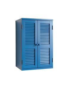 Laurel Bridge Wall-Mounted Laundry Cabinet - Blue (synthetic illustration; no displayed measurements)