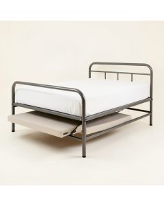 Thetford Metal Daybed With Trundle (synthetic illustration; no displayed measurements)