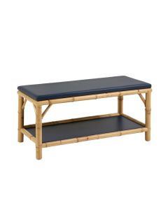 Willow Canyon Indoor Bench - Navy (synthetic illustration; no displayed measurements)