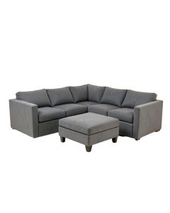 Comstock 81.1 '' Wide Symmetrical Corner Sectional With Ottoman (synthetic illustration; no displayed measurements)