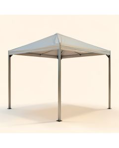 Aluminum Pergola With Canopy (synthetic illustration; no displayed measurements)