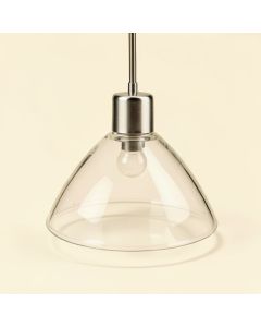 Glass Novelty Pendant Shade ( Clip On ) In Clear (synthetic illustration; no displayed measurements)