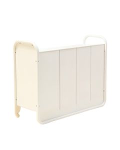 Dune Crest Narrow Outdoor Storage Bench - White