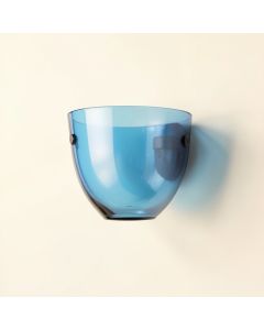River Arc Wall Sconce Mounted On A Plain Wall - Blue (synthetic illustration; no displayed measurements)