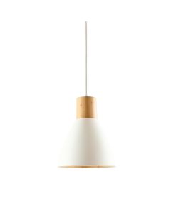 Reed Bluff Pendant Light Suspended From One Plain Cable - White (synthetic illustration; no displayed measurements)