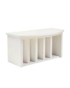 Willow Bend Shoe Storage Bench - White
