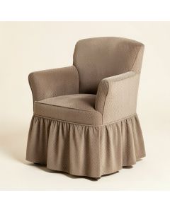Universal Elastic Chair Covers Bubble Lattice Slipcover With Skirt ( Set Of 4 ) (synthetic illustration; no displayed measurements)