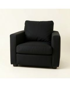 Moss Bend Upholstered Armchair - Black (synthetic illustration; no displayed measurements)