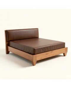 Milano Solid Wood Upholstered Low Profile Platform Bed (synthetic illustration; no displayed measurements)