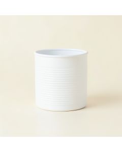 Pine Arc Empty Candle Holder - White (synthetic illustration; no displayed measurements)