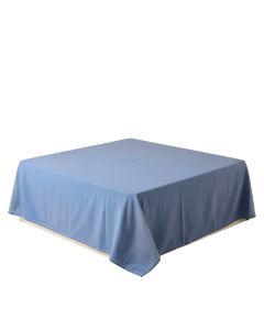 Clay Canyon Flat Bed Sheet - Blue (synthetic illustration; no displayed measurements)
