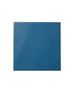 Slate Bend Uninstalled Square Decorative Tile - Blue