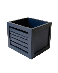 River Bluff Empty Furniture-Style Litter Enclosure - Navy (synthetic illustration; no displayed measurements)