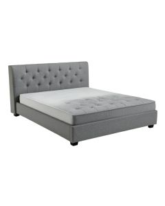 Emilee-Rose Twin Tufted Upholstered Low Profile Platform Bed (synthetic illustration; no displayed measurements)