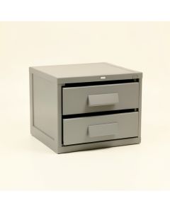 Willow Brook Small-Parts Storage Drawer Cabinet - Gray (synthetic illustration; no displayed measurements)